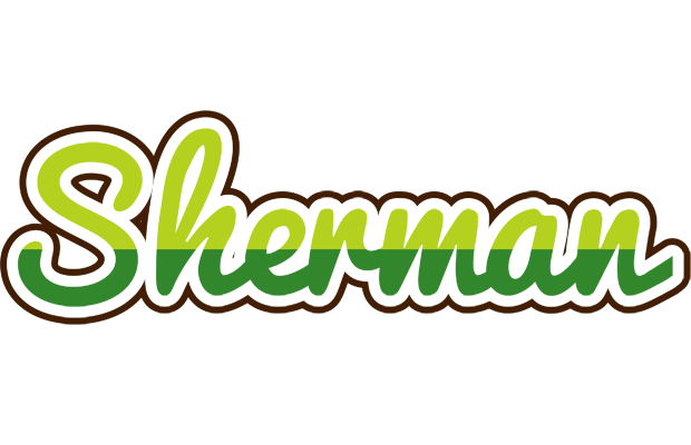 Sherman golfing logo