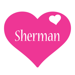 Sherman love-heart logo