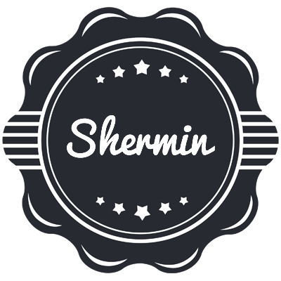 Shermin badge logo