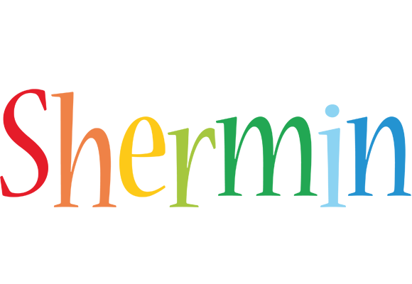 Shermin birthday logo
