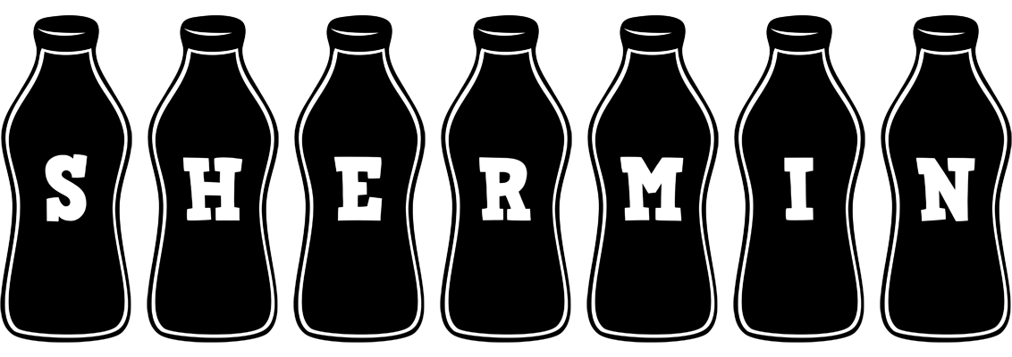 Shermin bottle logo