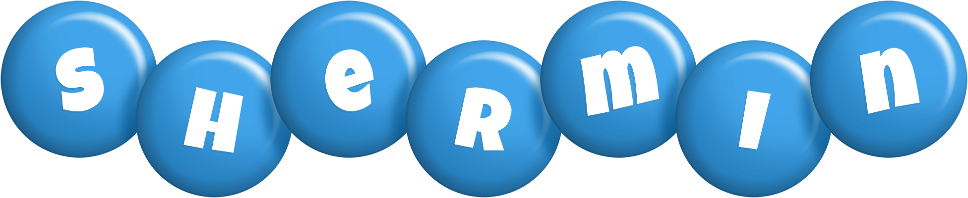 Shermin candy-blue logo