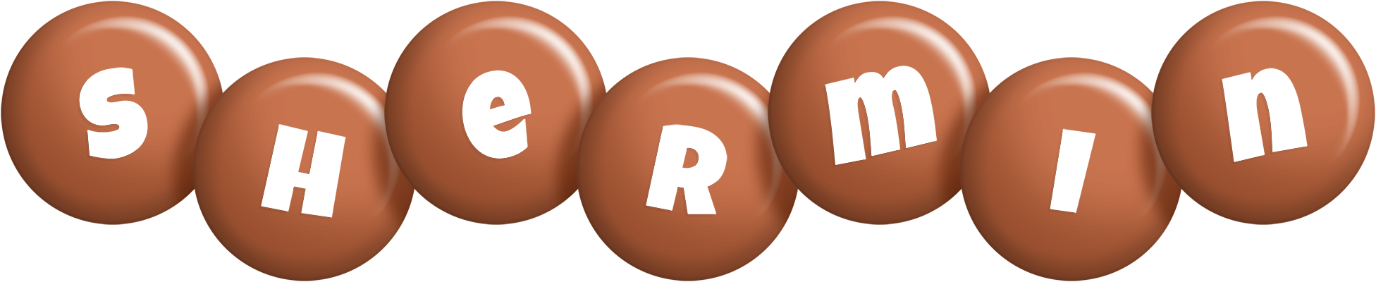 Shermin candy-brown logo