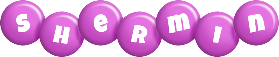 Shermin candy-purple logo