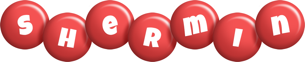 Shermin candy-red logo