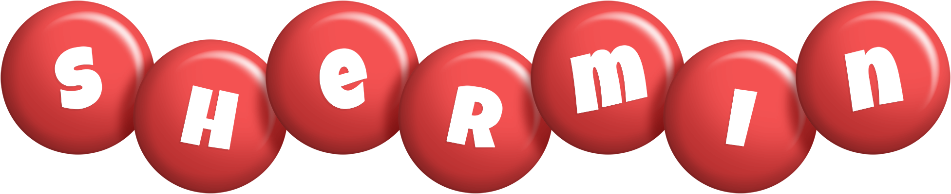 Shermin candy-red logo