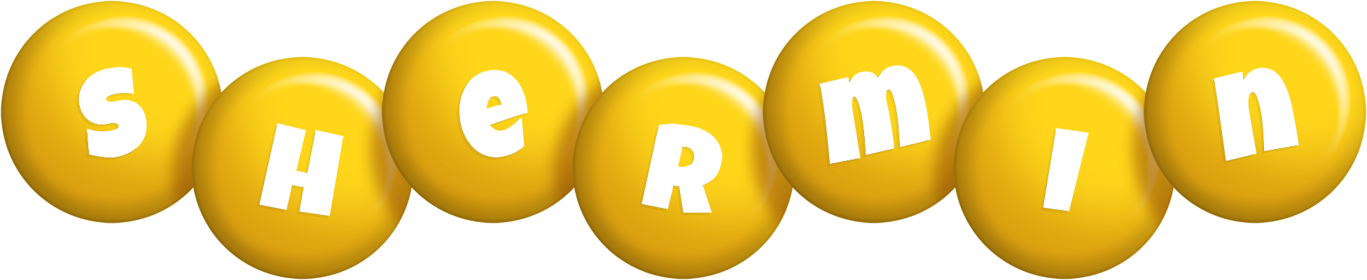 Shermin candy-yellow logo