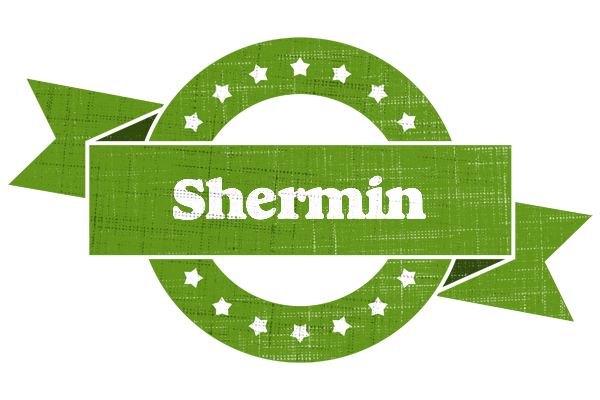 Shermin natural logo