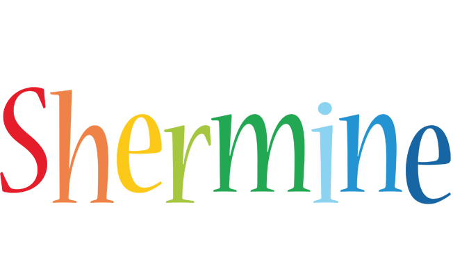 Shermine birthday logo