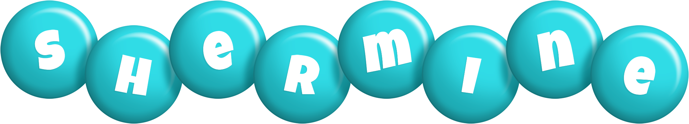 Shermine candy-azur logo