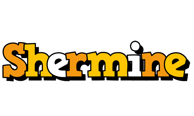 Shermine cartoon logo