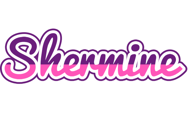 Shermine cheerful logo