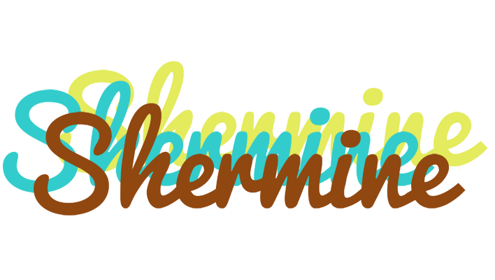 Shermine cupcake logo