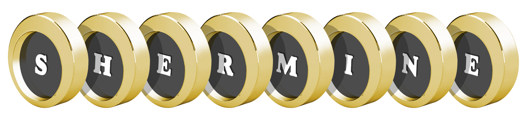 Shermine gold logo