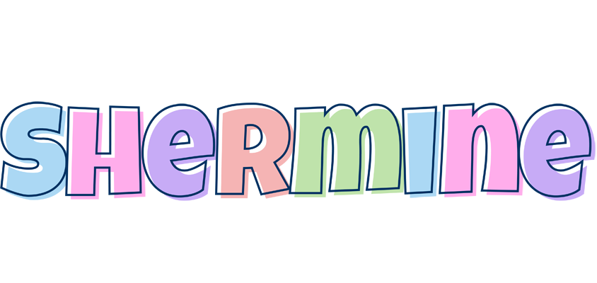 Shermine pastel logo