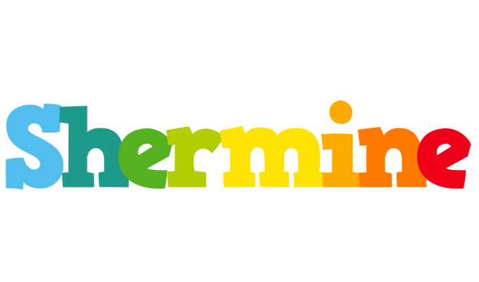 Shermine rainbows logo