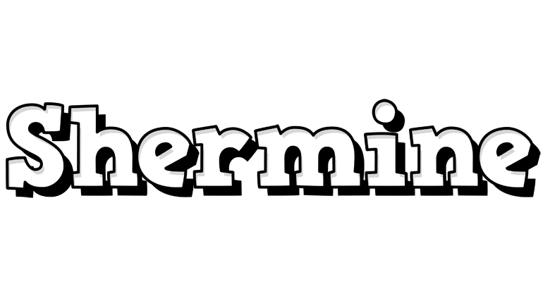 Shermine snowing logo