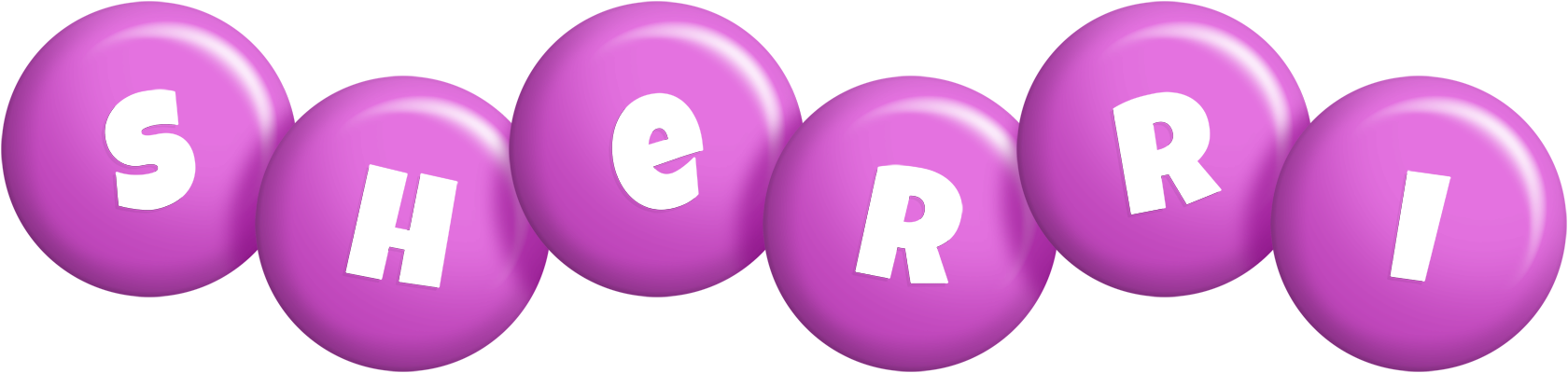 Sherri candy-purple logo