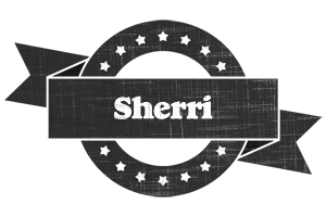 Sherri grunge logo