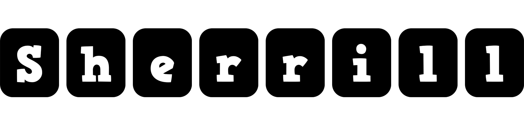 Sherrill box logo