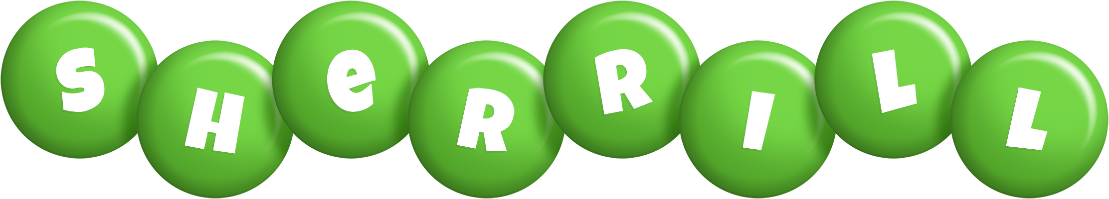 Sherrill candy-green logo