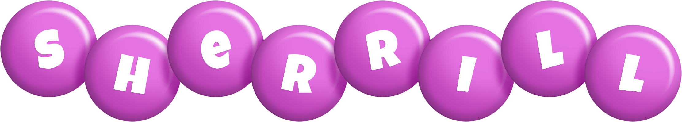 Sherrill candy-purple logo
