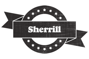 Sherrill grunge logo