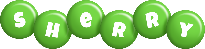 Sherry candy-green logo