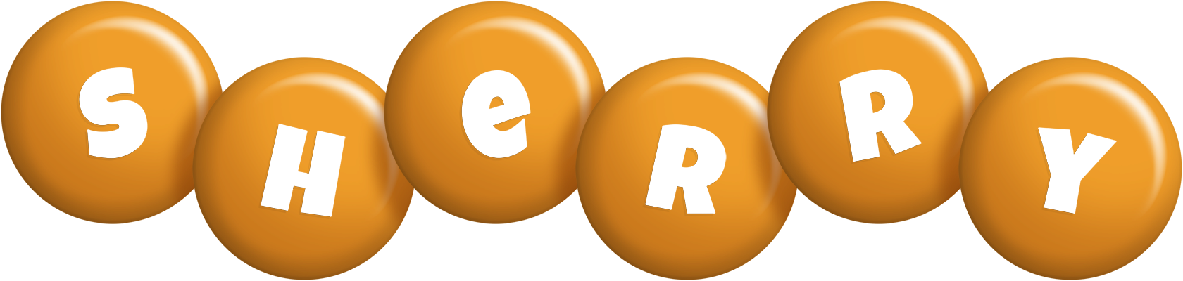 Sherry candy-orange logo