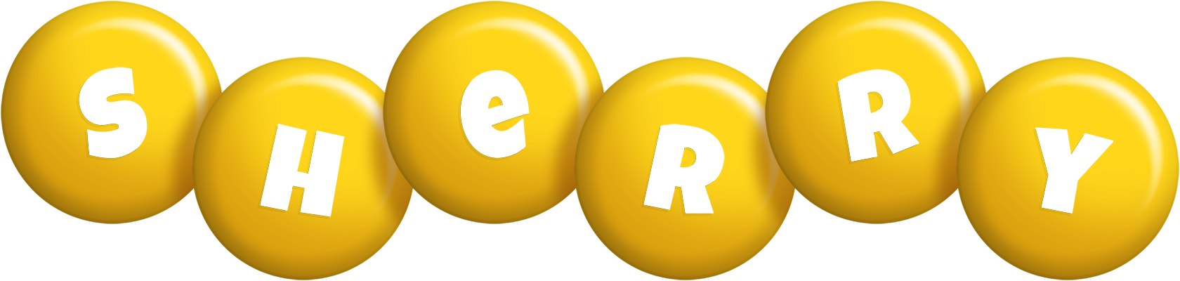 Sherry candy-yellow logo