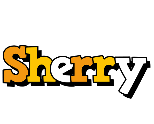 Sherry cartoon logo