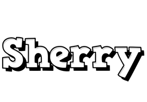 Sherry snowing logo