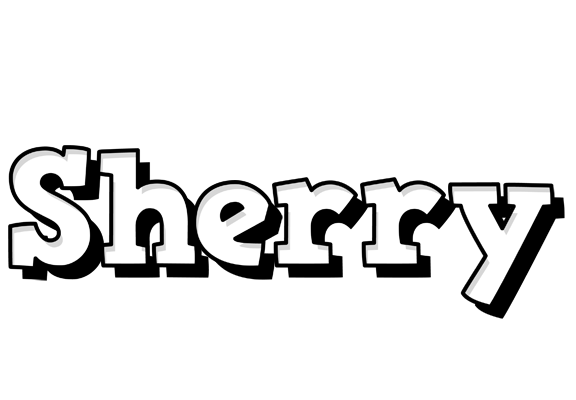 Sherry snowing logo