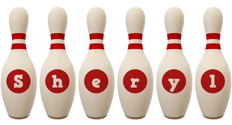 Sheryl bowling-pin logo