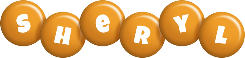 Sheryl candy-orange logo