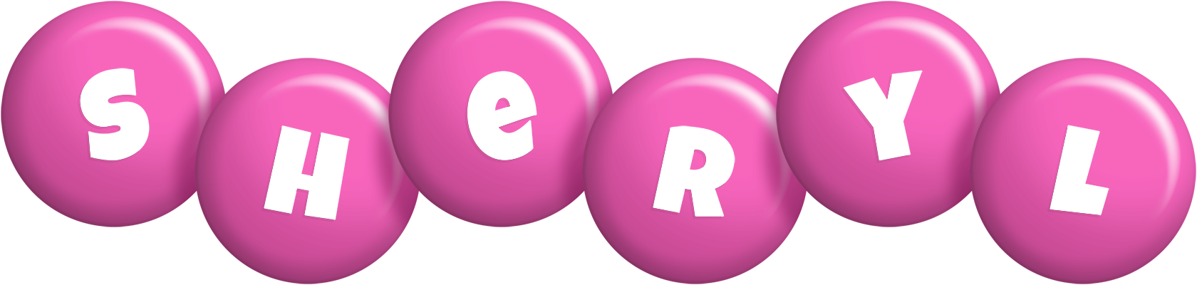 Sheryl candy-pink logo