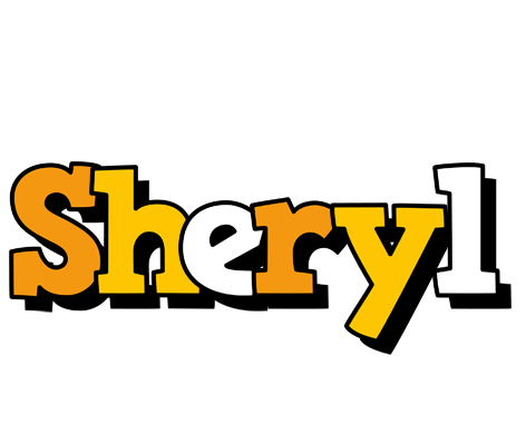 Sheryl cartoon logo