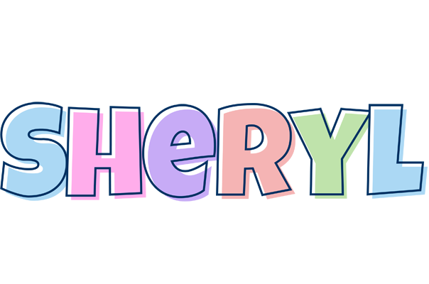Sheryl pastel logo