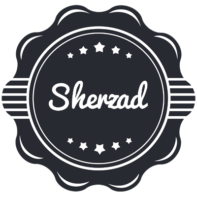 Sherzad badge logo