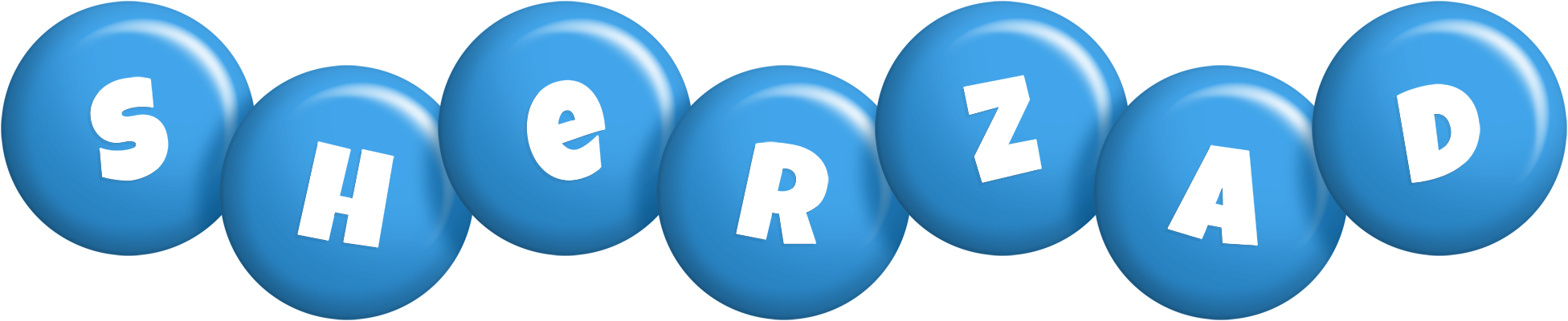 Sherzad candy-blue logo
