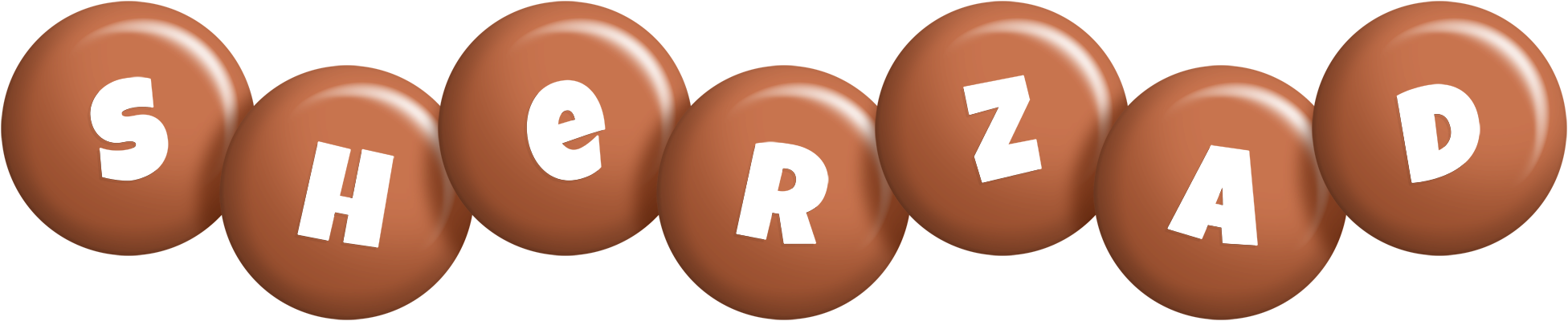 Sherzad candy-brown logo