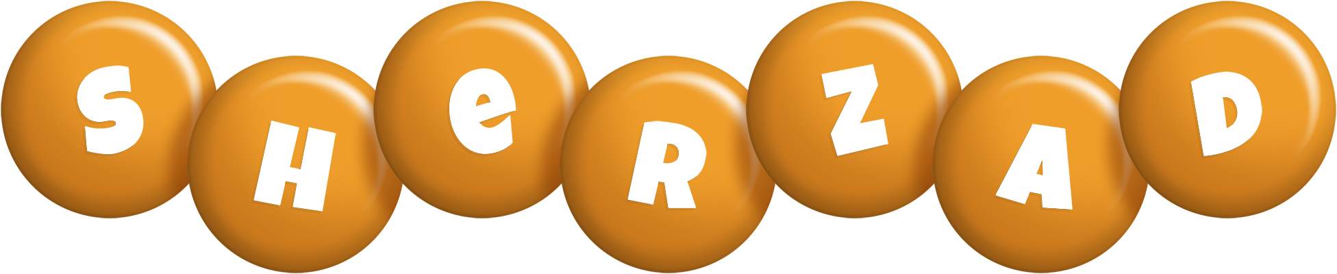 Sherzad candy-orange logo
