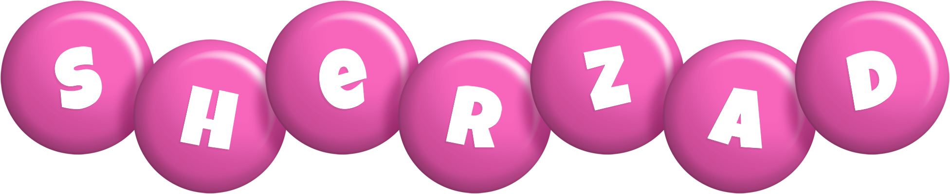 Sherzad candy-pink logo