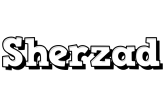 Sherzad snowing logo