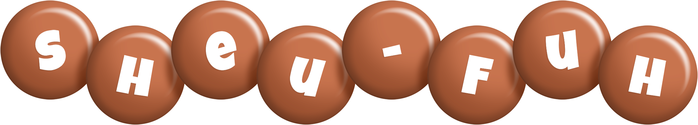 Sheu-Fuh candy-brown logo
