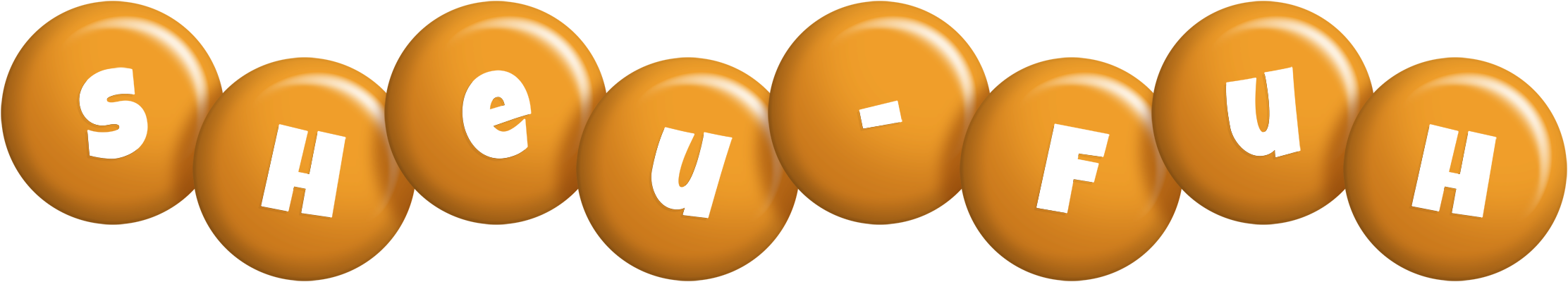 Sheu-Fuh candy-orange logo