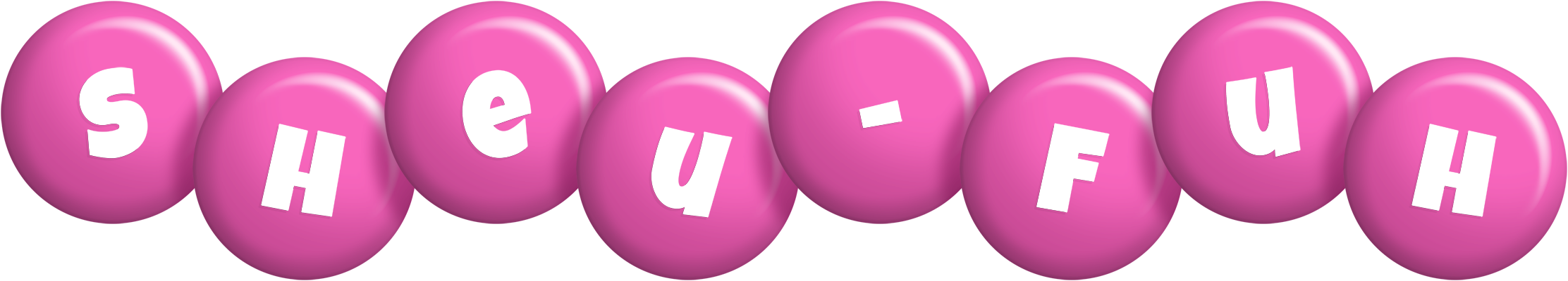 Sheu-Fuh candy-pink logo