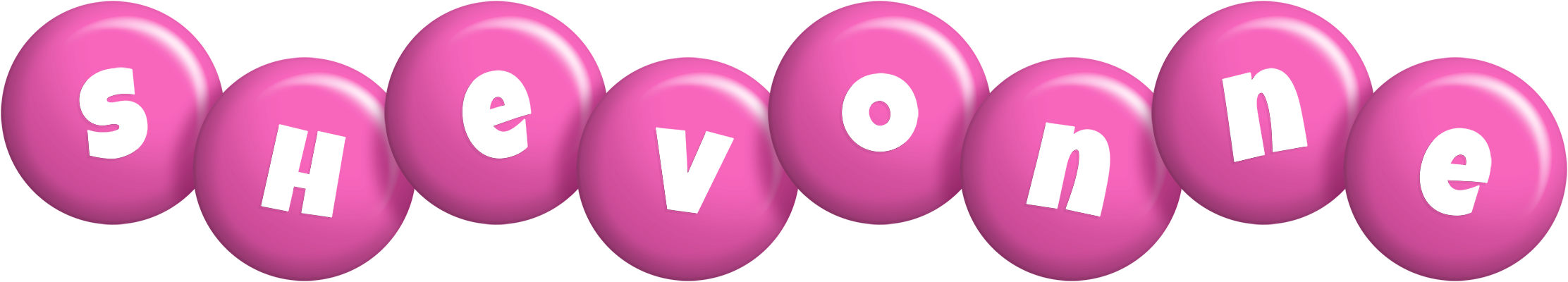 Shevonne candy-pink logo