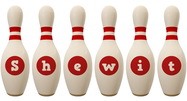 Shewit bowling-pin logo