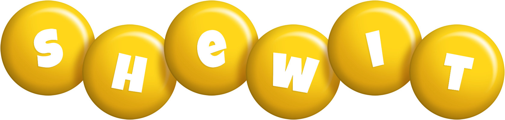 Shewit candy-yellow logo